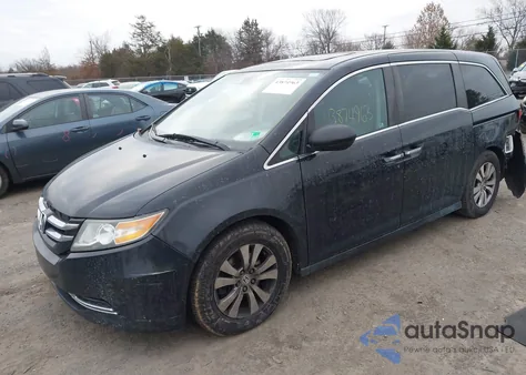 2015 Honda Odyssey Ex-L из США, поврежденный, VIN 5FNRL5H6XFB002921